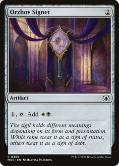Orzhov Signet [March of the Machine Commander]-1