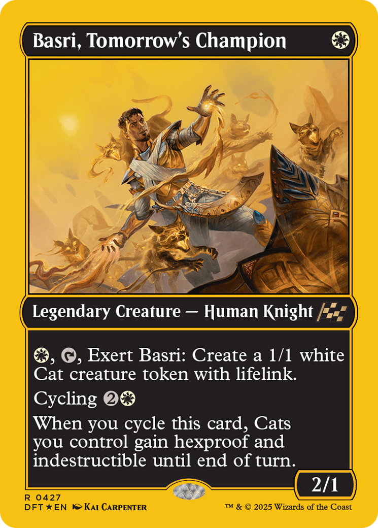 Basri, Tomorrow's Champion (First-Place Foil) [Aetherdrift]-1