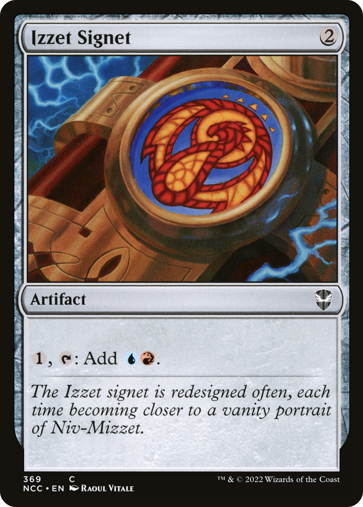 Izzet Signet [Streets of New Capenna Commander]-1