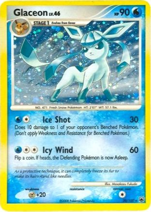 Glaceon (20/100) (Theme Deck Exclusive) [Diamond & Pearl: Majestic Dawn]-1