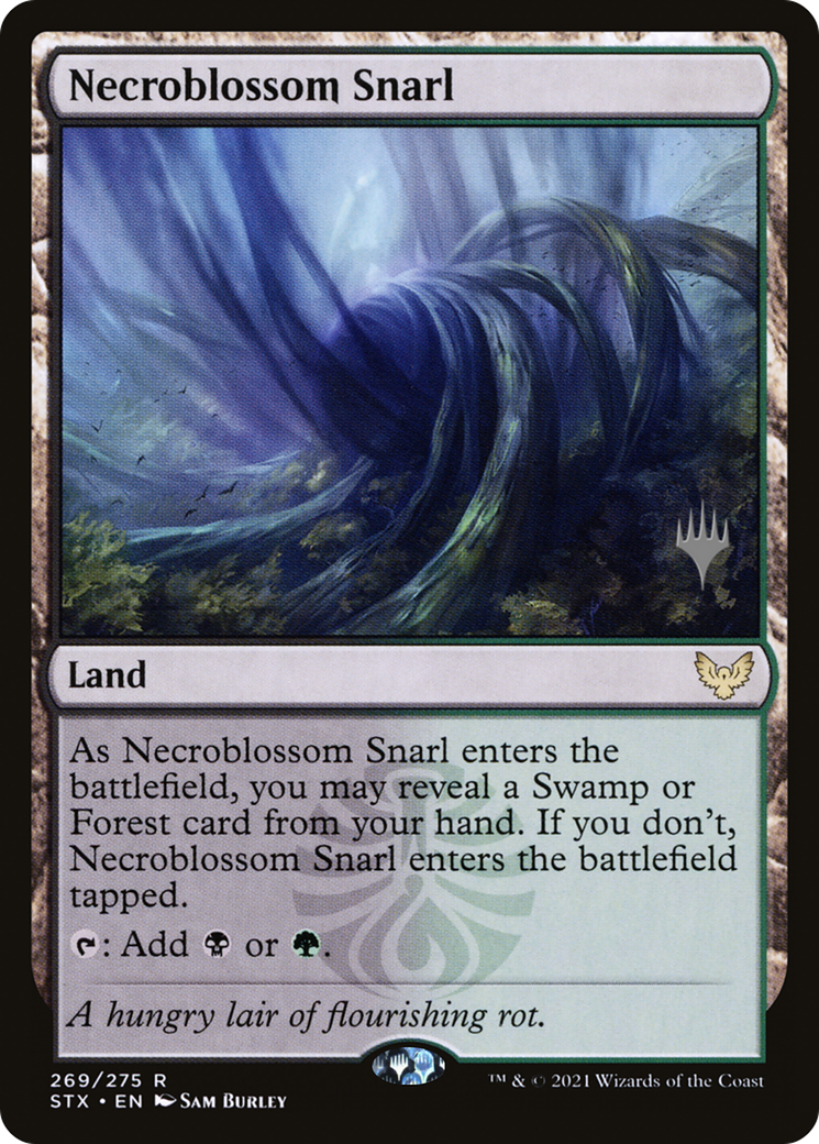 Necroblossom Snarl (Promo Pack) [Strixhaven: School of Mages Promos]-1