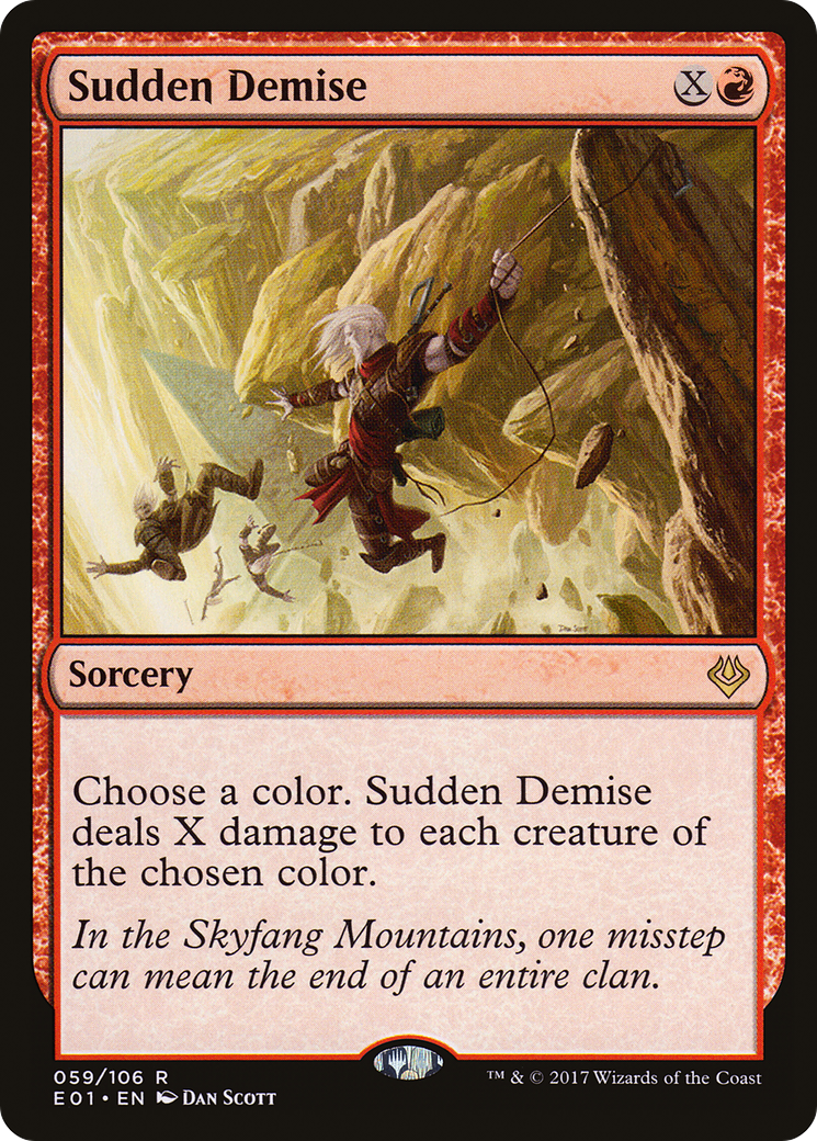 Sudden Demise [Archenemy: Nicol Bolas]-1