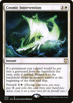 Cosmic Intervention [Kaldheim Commander]-1