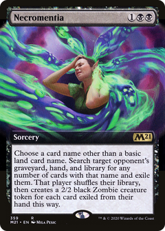 Necromentia (Extended Art) [Core Set 2021]-1