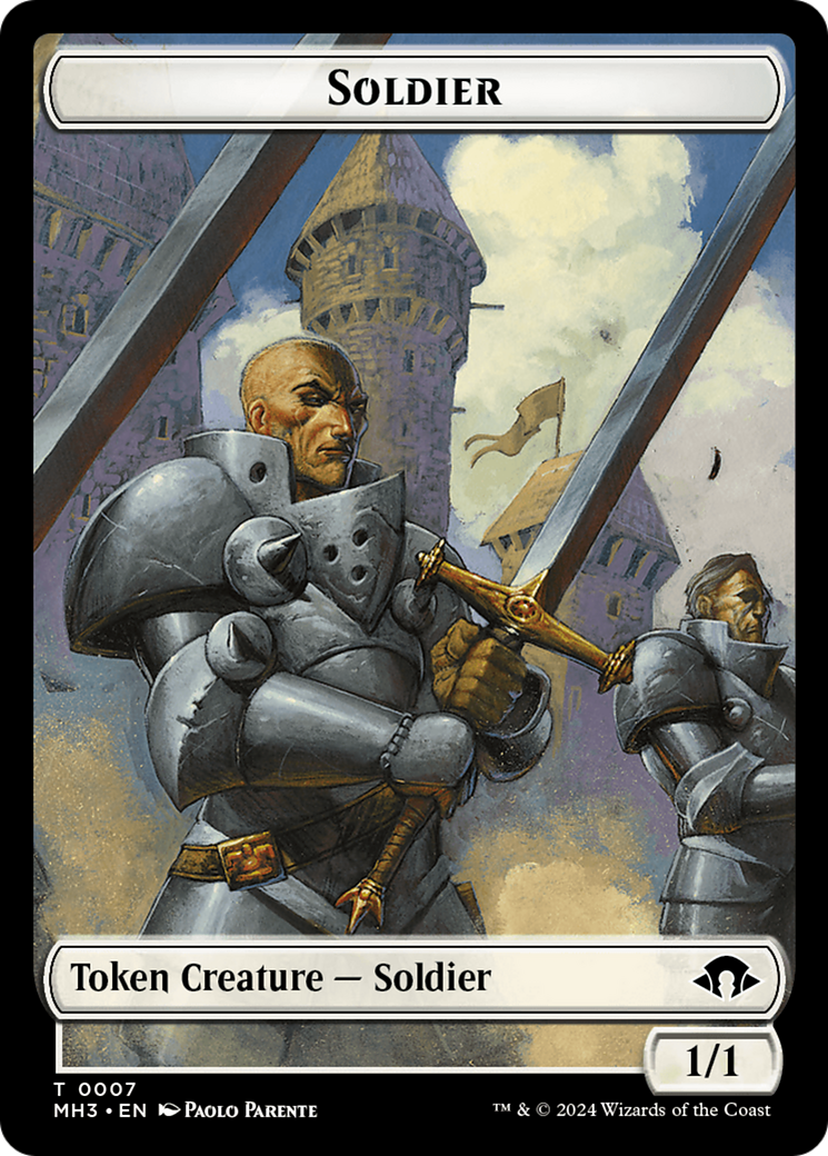 Phyrexian Germ // Soldier Double-Sided Token [Modern Horizons 3 Tokens]-2
