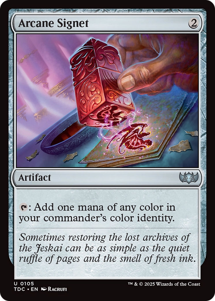 Arcane Signet [Tarkir: Dragonstorm Commander]-1