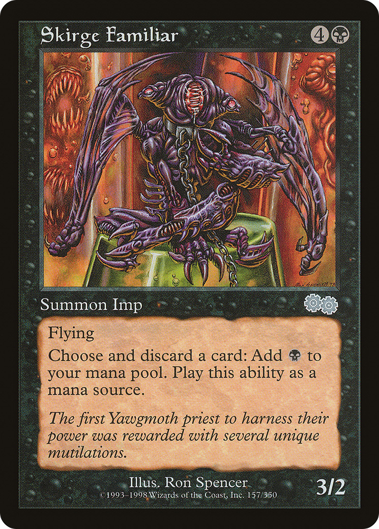 Skirge Familiar [Urza's Saga]-1