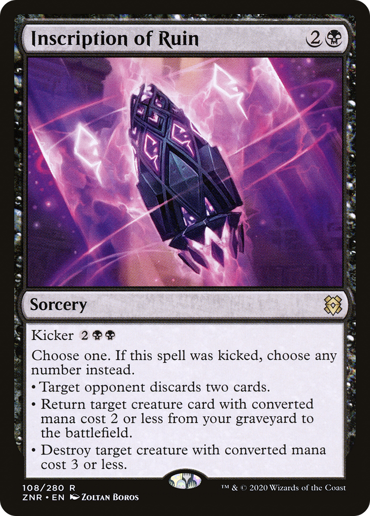 Inscription of Ruin [Zendikar Rising]-1