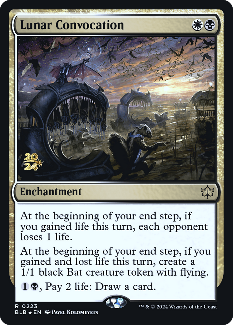 Lunar Convocation [Bloomburrow Prerelease Promos]-1