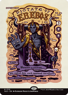 Dictate of Erebos (SLD-1713) - Secret Lair Drop (Borderless) Foil-1