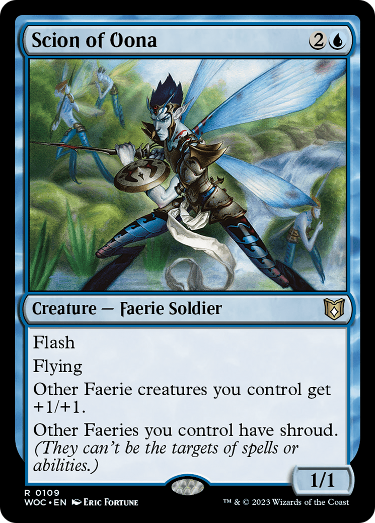 Scion of Oona [Wilds of Eldraine Commander]-1