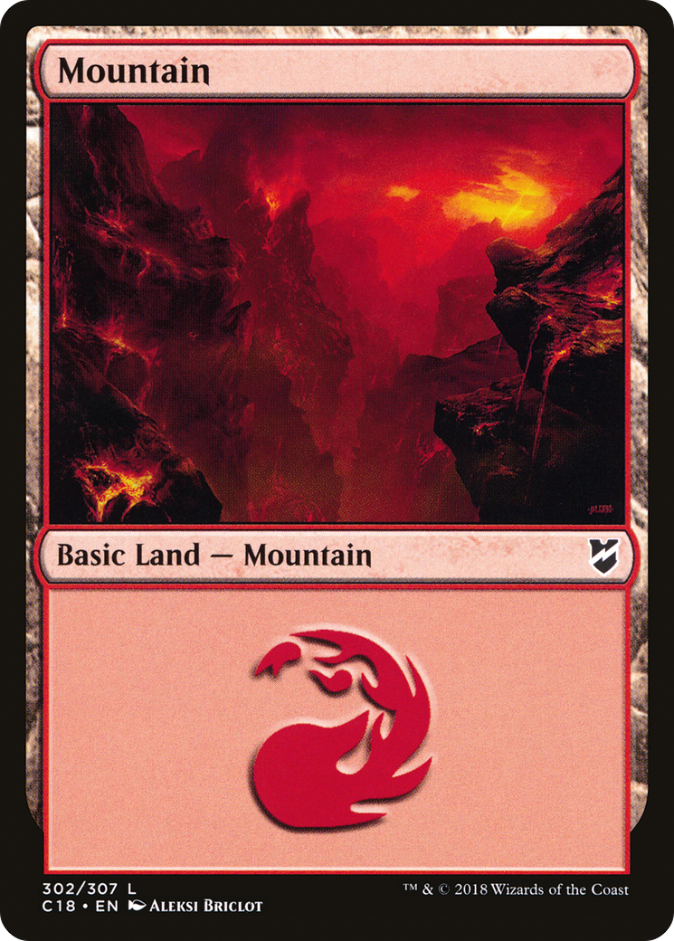 Mountain (302) [Commander 2018]-1