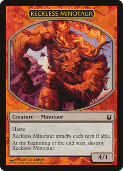 Reckless Minotaur [Born of the Gods Battle the Horde]-1