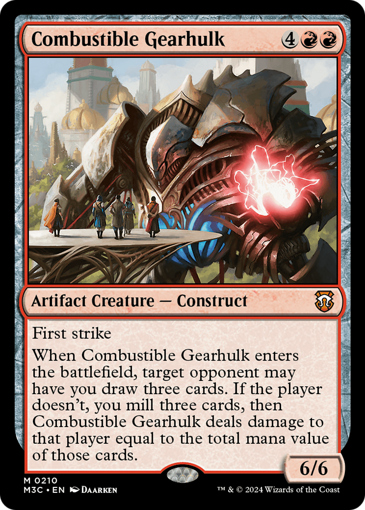 Combustible Gearhulk [Modern Horizons 3 Commander]-1