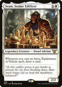 Sram, Senior Edificer [Kamigawa: Neon Dynasty Commander]-1