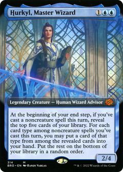 Hurkyl, Master Wizard (Extended Art) [The Brothers' War]-1
