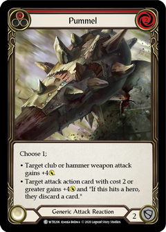 Pummel (Red) [U-WTR206] (Welcome to Rathe Unlimited)  Unlimited Rainbow Foil-2