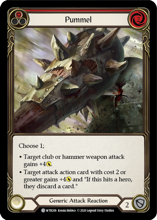Pummel (Red) [U-WTR206] (Welcome to Rathe Unlimited)  Unlimited Rainbow Foil-2