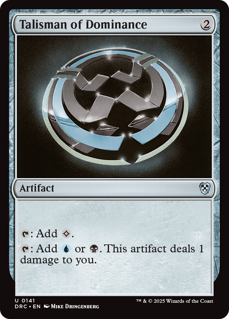 Talisman of Dominance [Aetherdrift Commander]-1