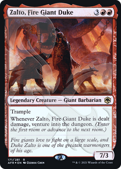 Zalto, Fire Giant Duke (AFR&-171) - Adventures in the Forgotten Realms Promos Foil-1