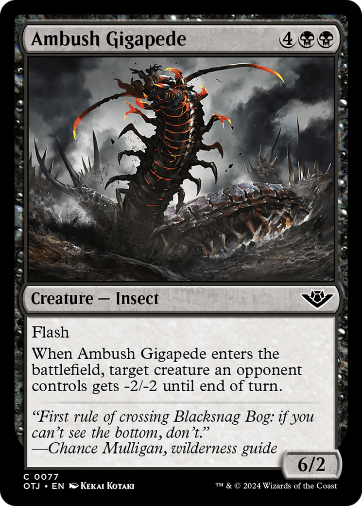 Ambush Gigapede [Outlaws of Thunder Junction]-1
