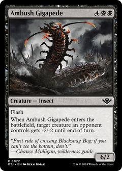 Ambush Gigapede [Outlaws of Thunder Junction]-1