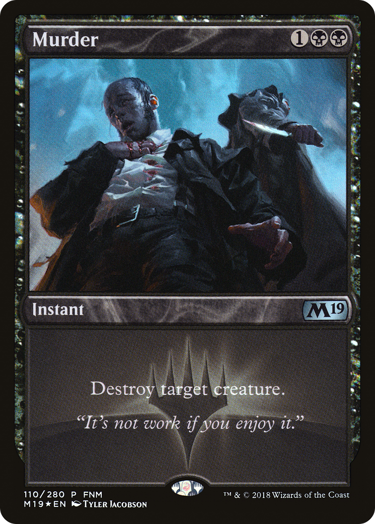 Murder (FNM) [Core Set 2019 Promos]-1