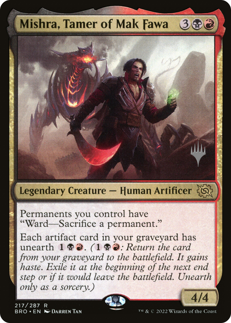 Mishra, Tamer of Mak Fawa (Promo Pack) [The Brothers' War Promos]-1