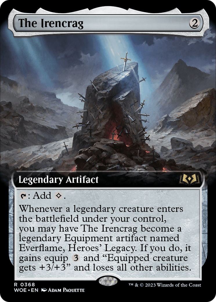 The Irencrag (Extended Art) [Wilds of Eldraine]-1
