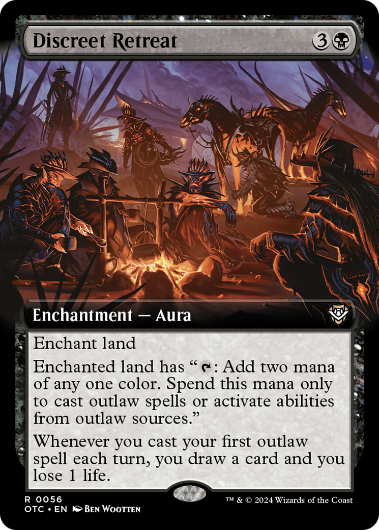 Discreet Retreat (Extended Art) [Outlaws of Thunder Junction Commander]-1