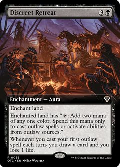 Discreet Retreat (Extended Art) [Outlaws of Thunder Junction Commander]-1