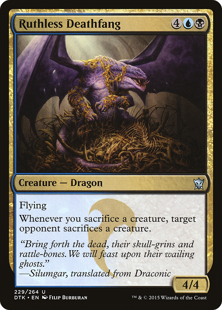 Ruthless Deathfang [Dragons of Tarkir]-1