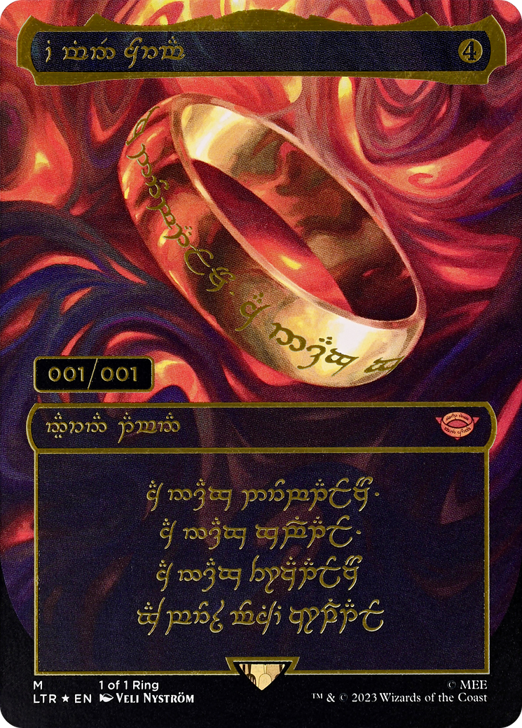 The One Ring (LTR-000) - The Lord of the Rings: Tales of Middle-earth (Borderless) Foil-1