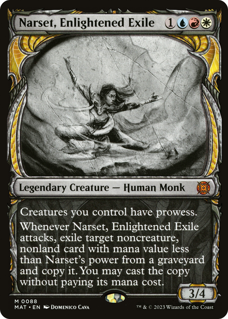 Narset, Enlightened Exile (Showcase) [March of the Machine: The Aftermath]-1
