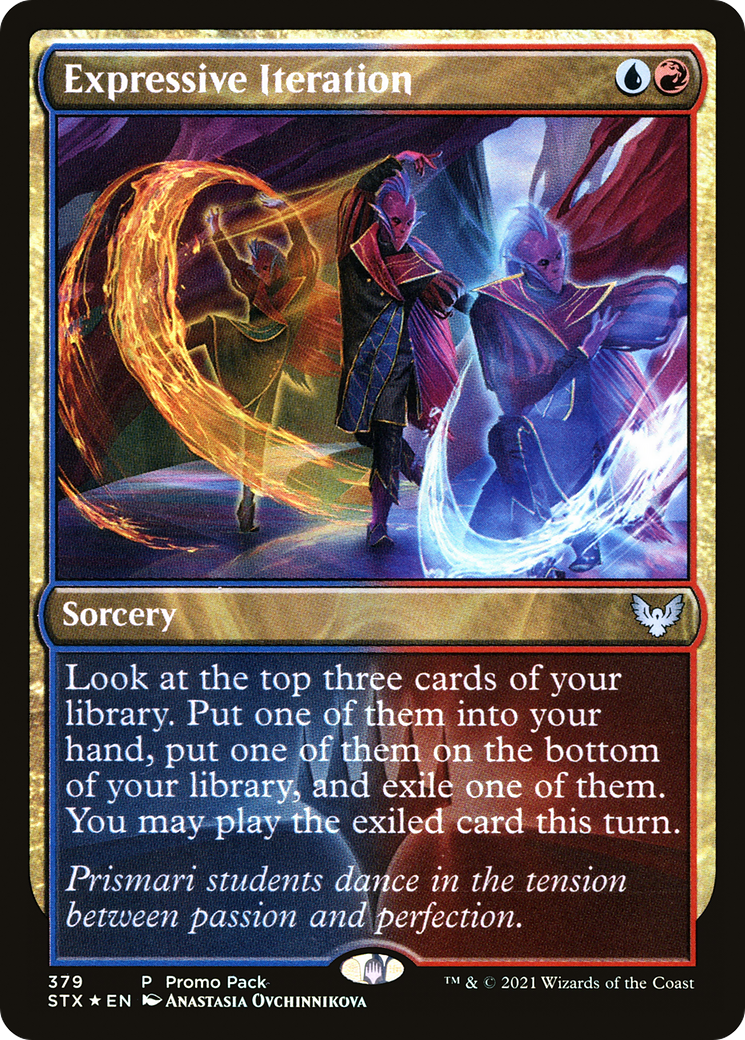 Expressive Iteration (Promo Pack) [Strixhaven: School of Mages Promos]-1