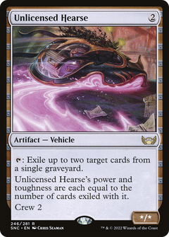 Unlicensed Hearse (SNC-246) - Streets of New Capenna Foil-1