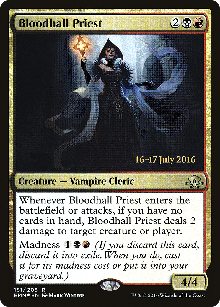 Bloodhall Priest [Eldritch Moon Prerelease Promos]-1