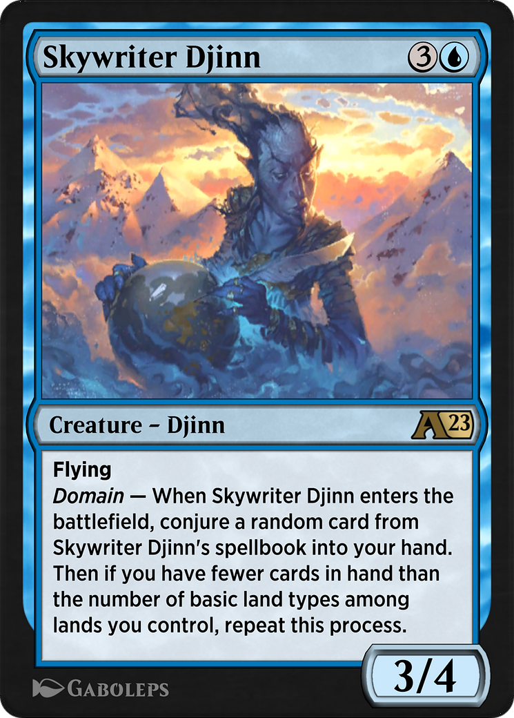 Skywriter Djinn (YDMU-005) - Alchemy: Dominaria-1