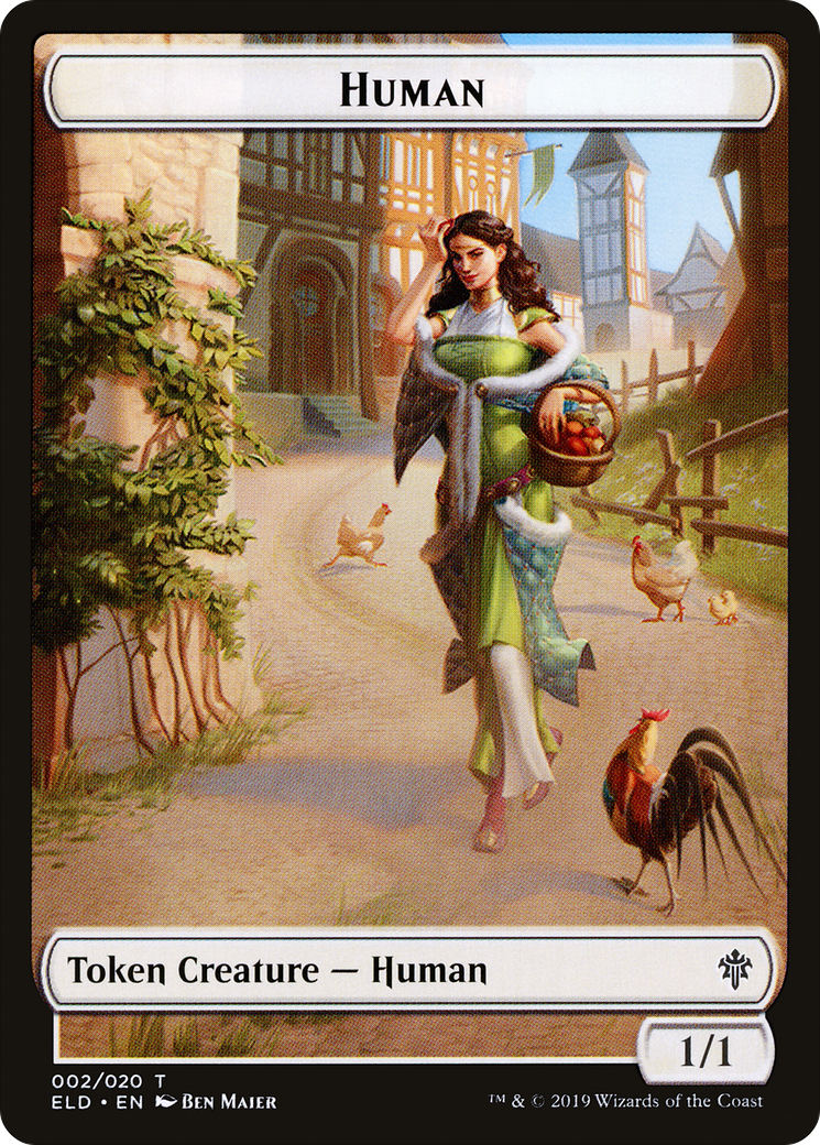 Human Token [Throne of Eldraine Tokens]-1