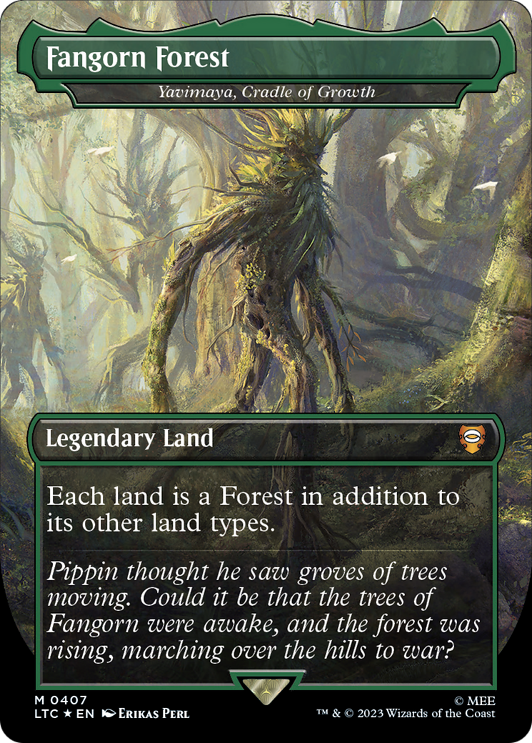 Fangorn Forest - Yavimaya, Cradle of Growth (Surge Foil Realms and Relics) [The Lord of the Rings: Tales of Middle-Earth Commander]-1