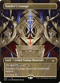 Xander's Lounge (Borderless) (SNC-294) - Streets of New Capenna (Borderless) Foil-1