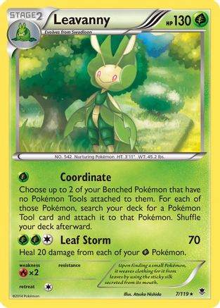 Leavanny (7/119) [XY: Phantom Forces]-1