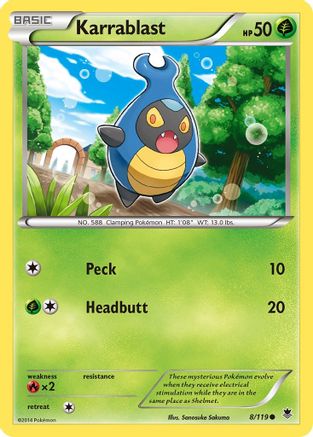 Karrablast (8/119) [XY: Phantom Forces]-1