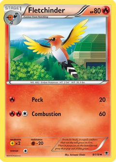 Fletchinder (9/119) [XY: Phantom Forces]-1