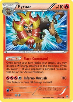 Pyroar (12/119) [XY: Phantom Forces]-1