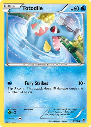 Totodile (15/119) [XY: Phantom Forces]-1