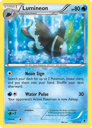 Lumineon (19/119) [XY: Phantom Forces]-1