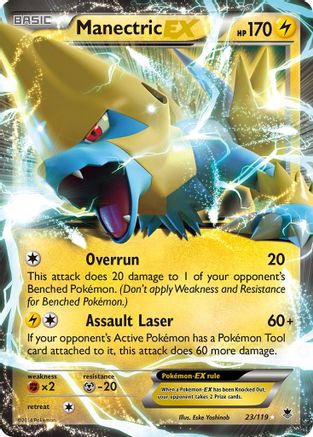 Manectric EX (23/119) [XY: Phantom Forces]-1
