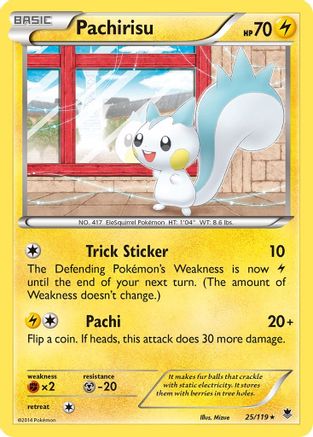 Pachirisu (25/119) [XY: Phantom Forces]-1