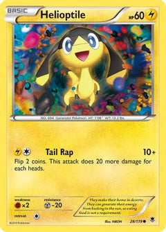 Helioptile (28/119) [XY: Phantom Forces]-1